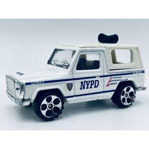 Vintage 2004 Realtoy NYPD Ford Bronco SUV New York City Police Car Rare Original